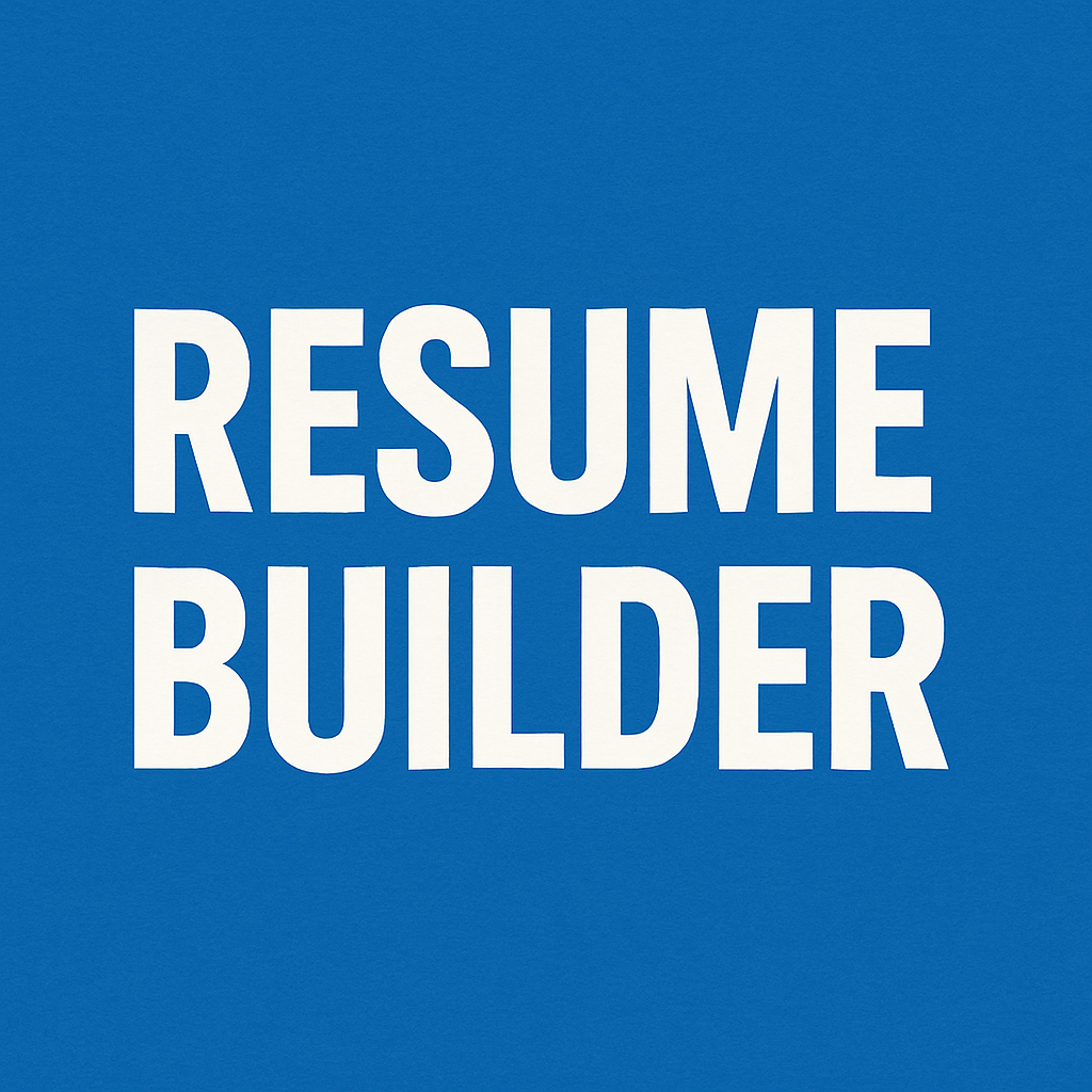 Resume Builder